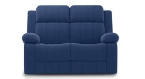 Griffin Fabric Two Seater Manual Recliner