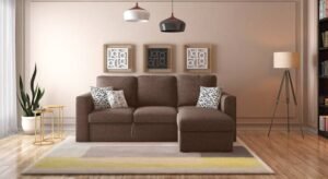 Kowloon Sectional 3 Seater Pull Out Sofa cum Bed