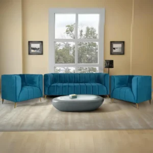 Haaken Sofa Set in Premium Velvet (3+1+1)